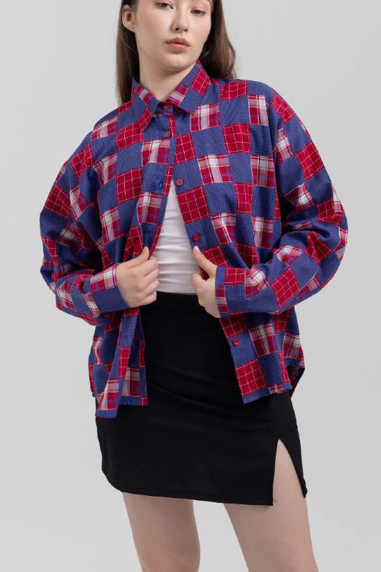 Alex Shirt Blue - Tuff Puff