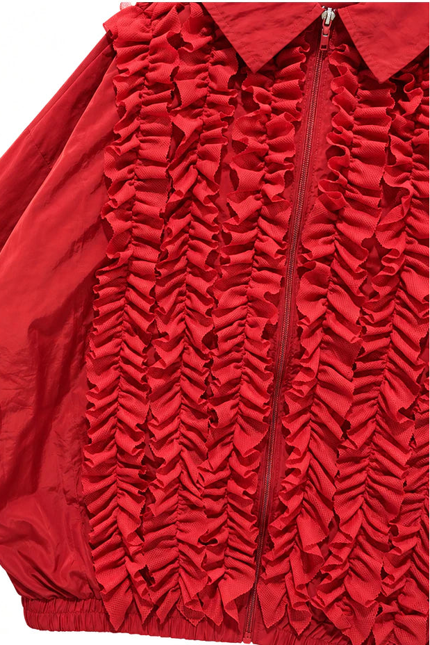 Red Lolita Frilly Jacket - Mannequin Plastic