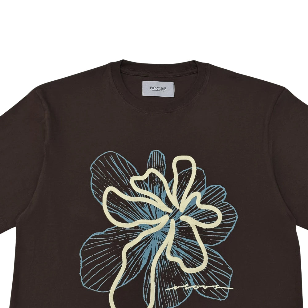 Zaya T-Shirt Dark Brown - Isoos Studios