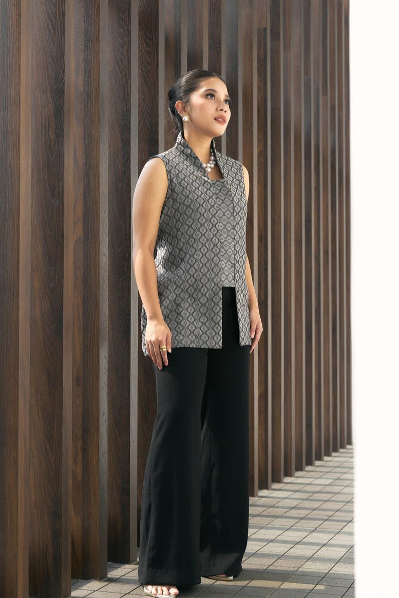 Namira Doby Vest Grey - Mine