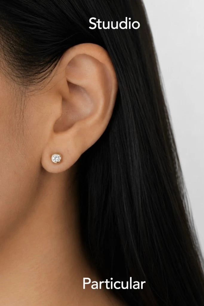 Bezel Earrings - Stuudio Particular