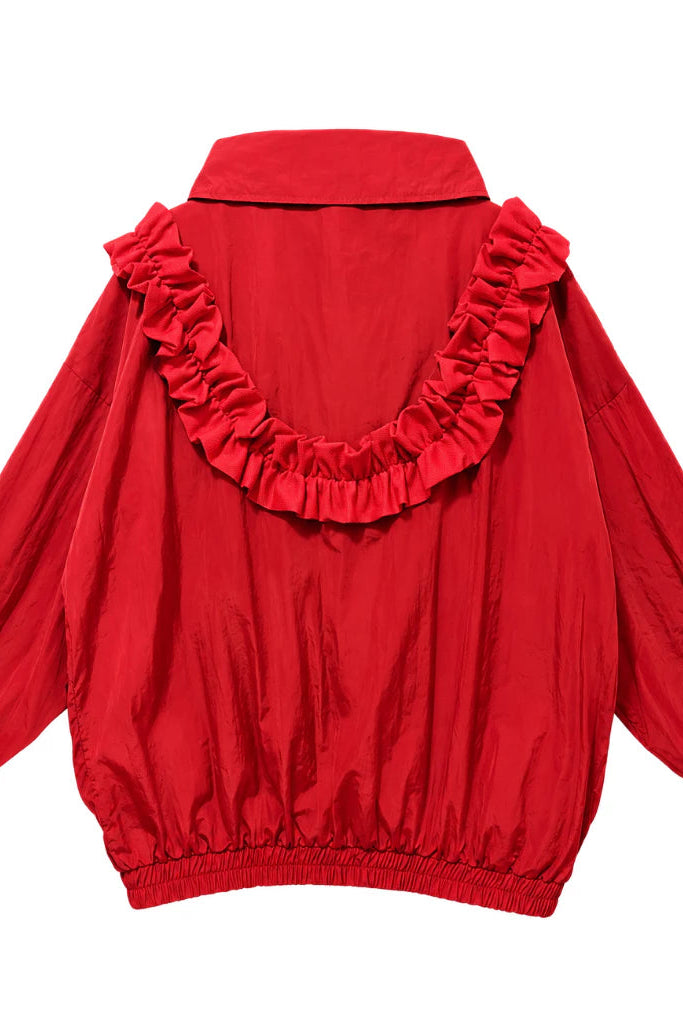 Red Lolita Frilly Jacket - Mannequin Plastic