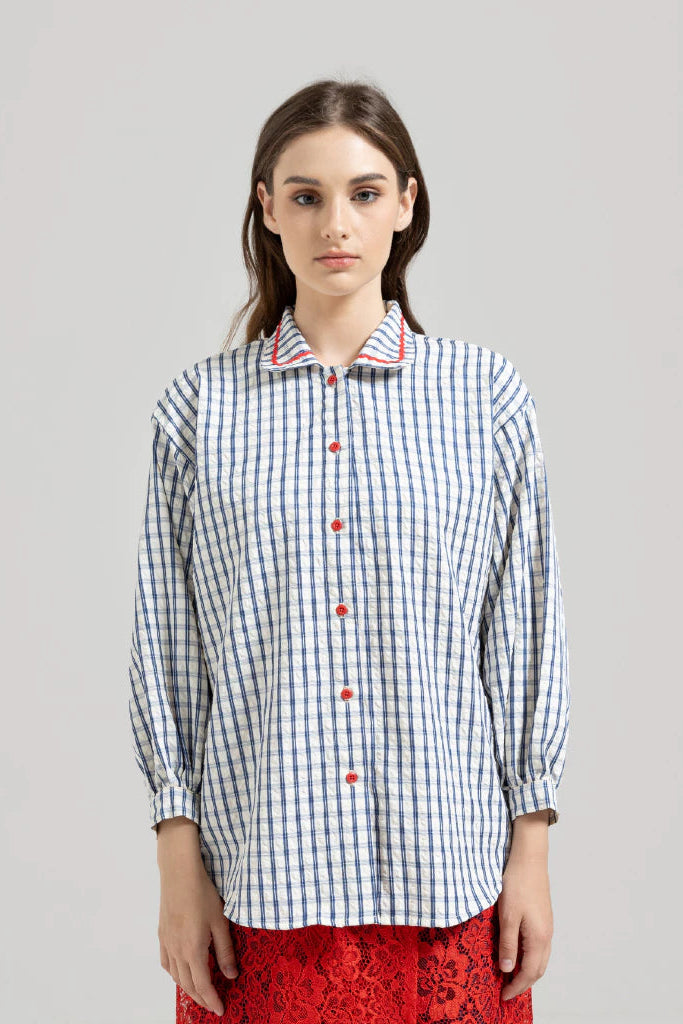 Crimson Top Blue - Tuff Puff