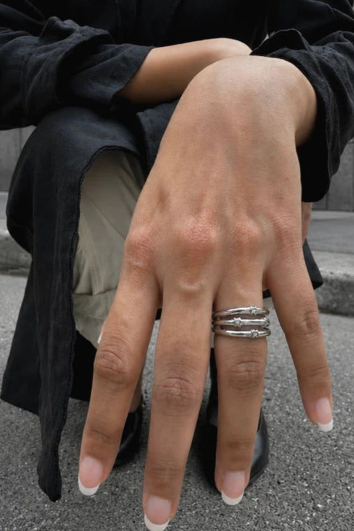 Trell Ring Silver - Stuudio Particular