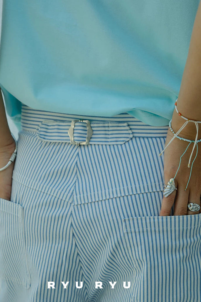 Teenage Carpenter Pants In White - Ryuryu