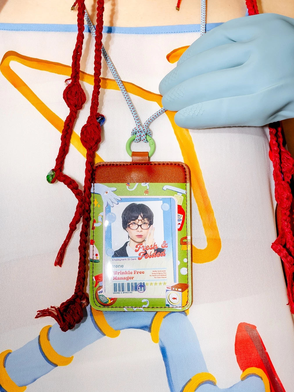 (Zoe) Spin Cycle Lanyard / Keychain - Oh.Irv