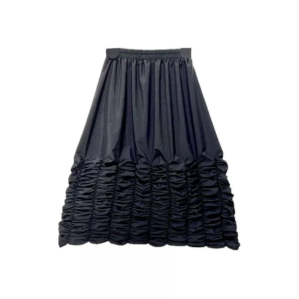 Smocked Black Skirt - Mannequin Plastic