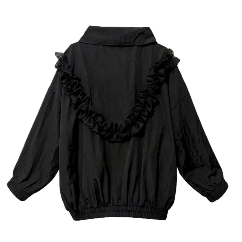 Lolita Frilly Jacket Black - Mannequin Plastic