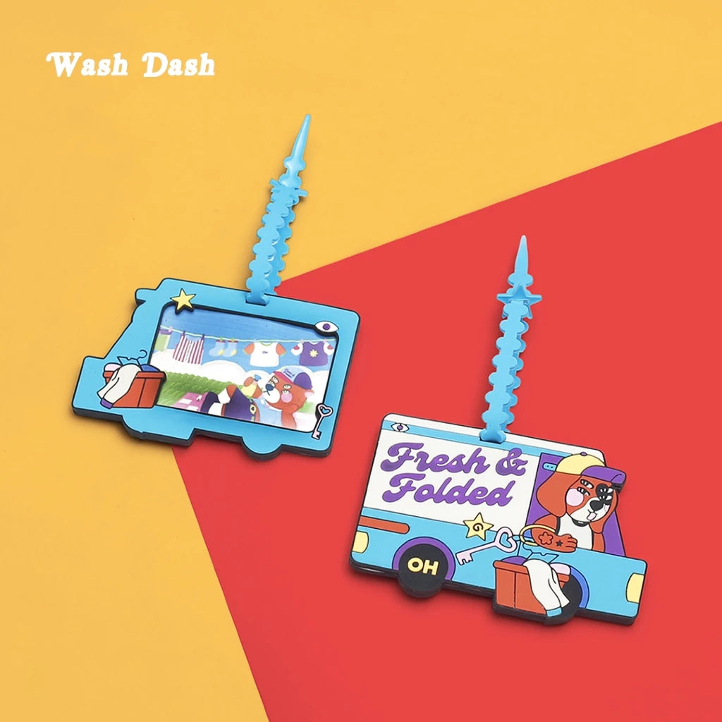 (Wash Dash) On the Go Rubber Photo Tag - Oh.Irv