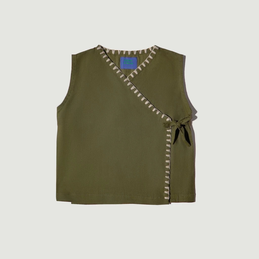 HGL Bambini - Fable Vest Olive - Sabine & Heem