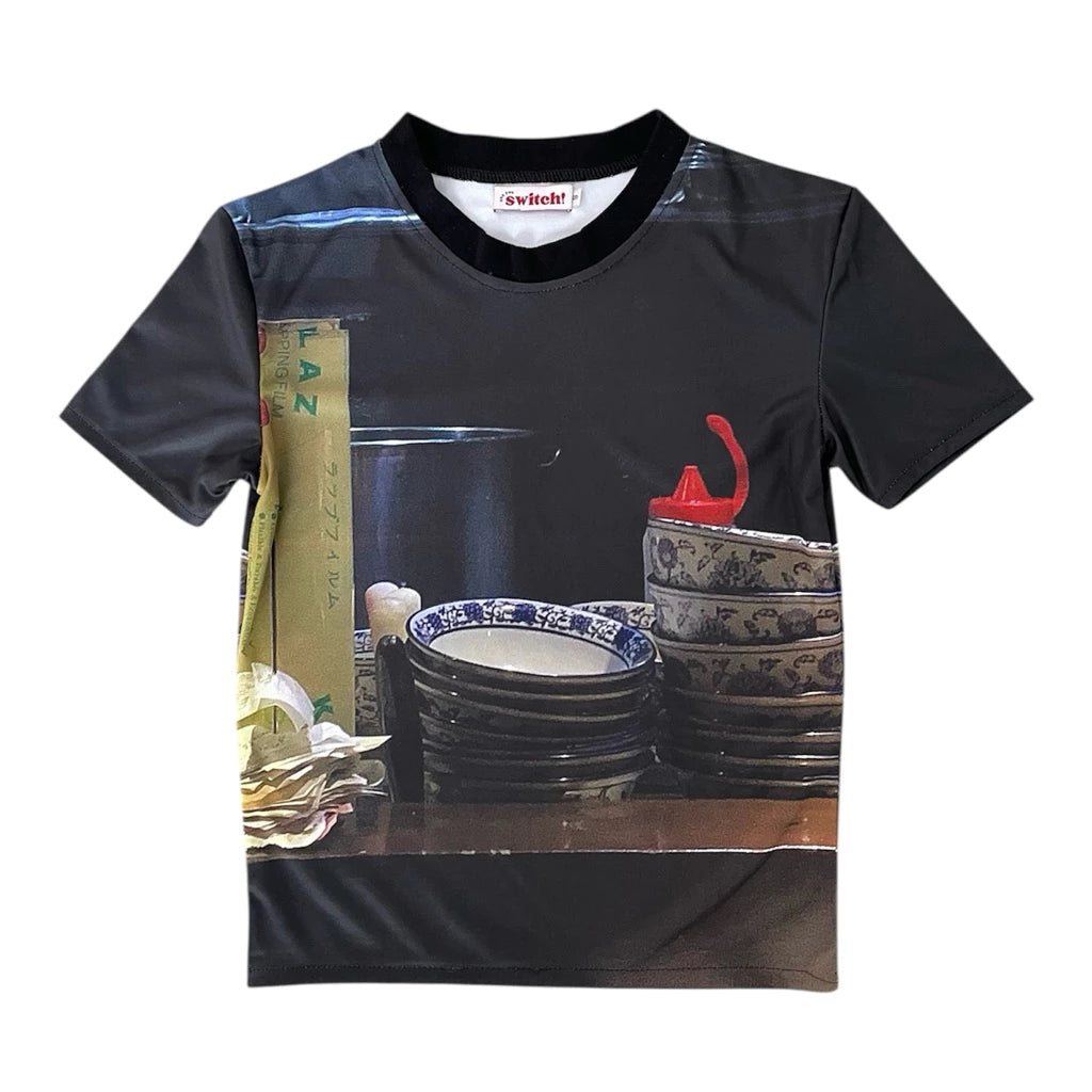 Dish Duty Baby Tee Black - One Two Switch