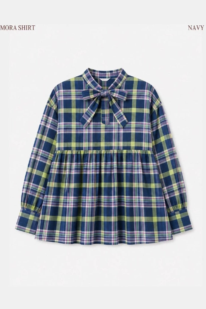 Mora Top Navy - Tuff Puff