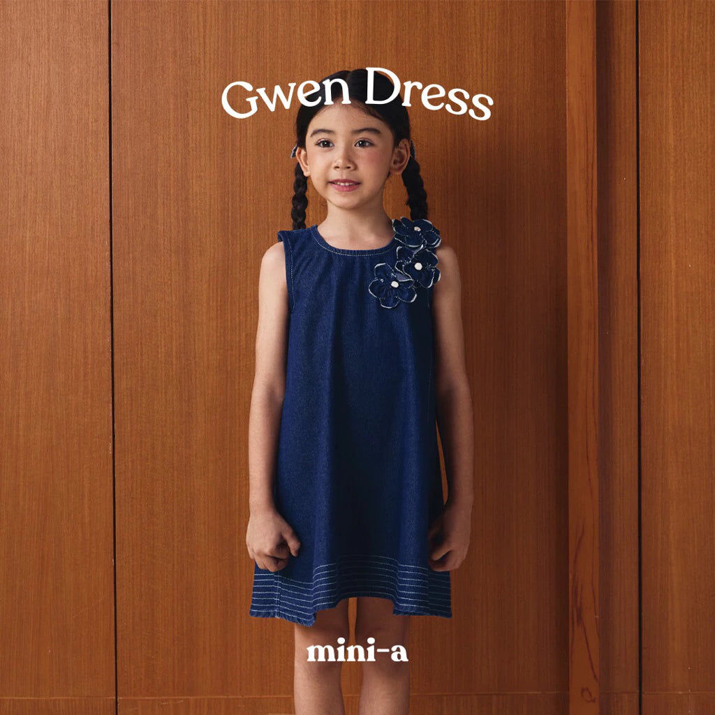 Gwen Dress Denim - Minia By Etni
