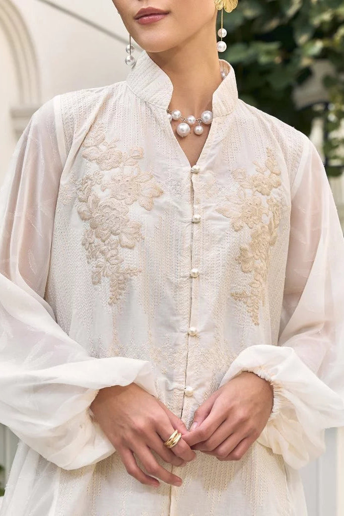 Nisya Tunic Embroidery Ivory - Mine