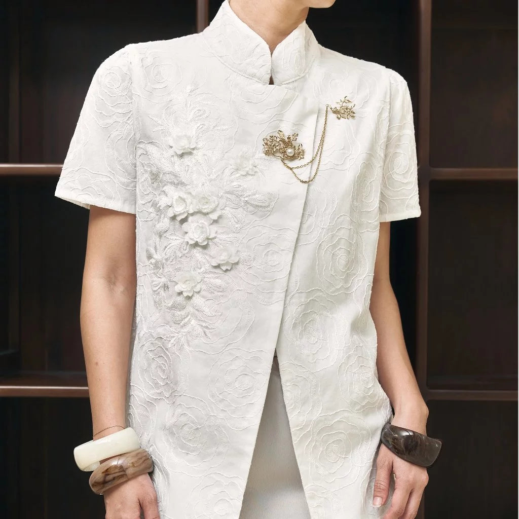 Meisya Blouse Broken White - Mine