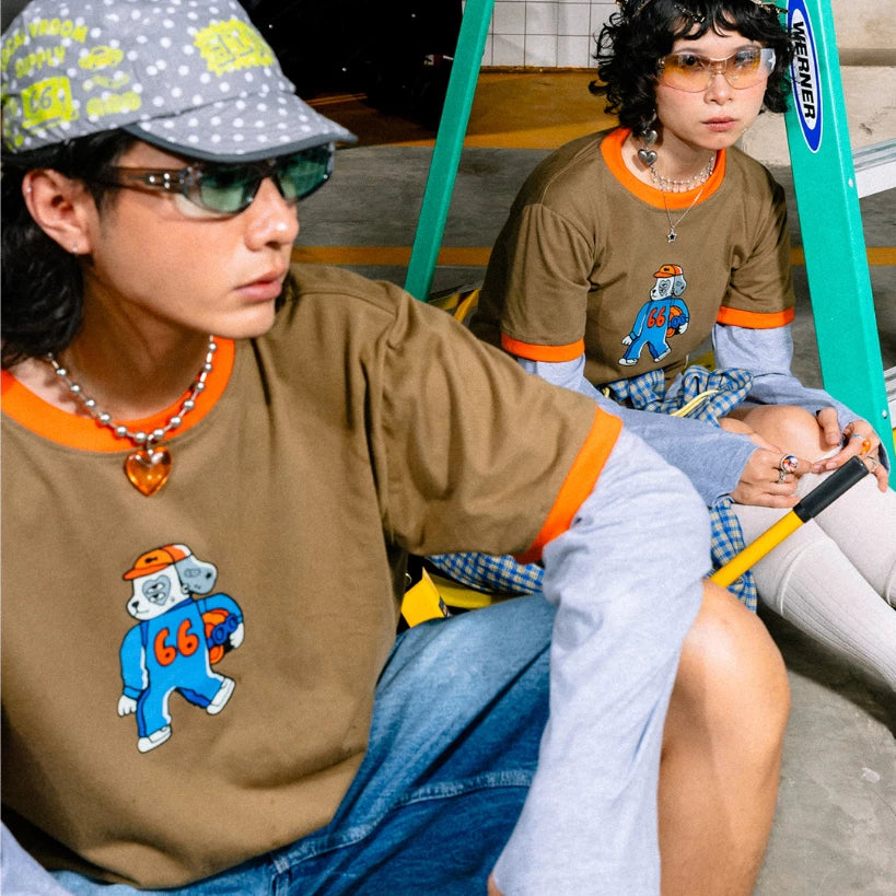 Pitstop Speedway Longsleeve T - Army - Oh.Irv