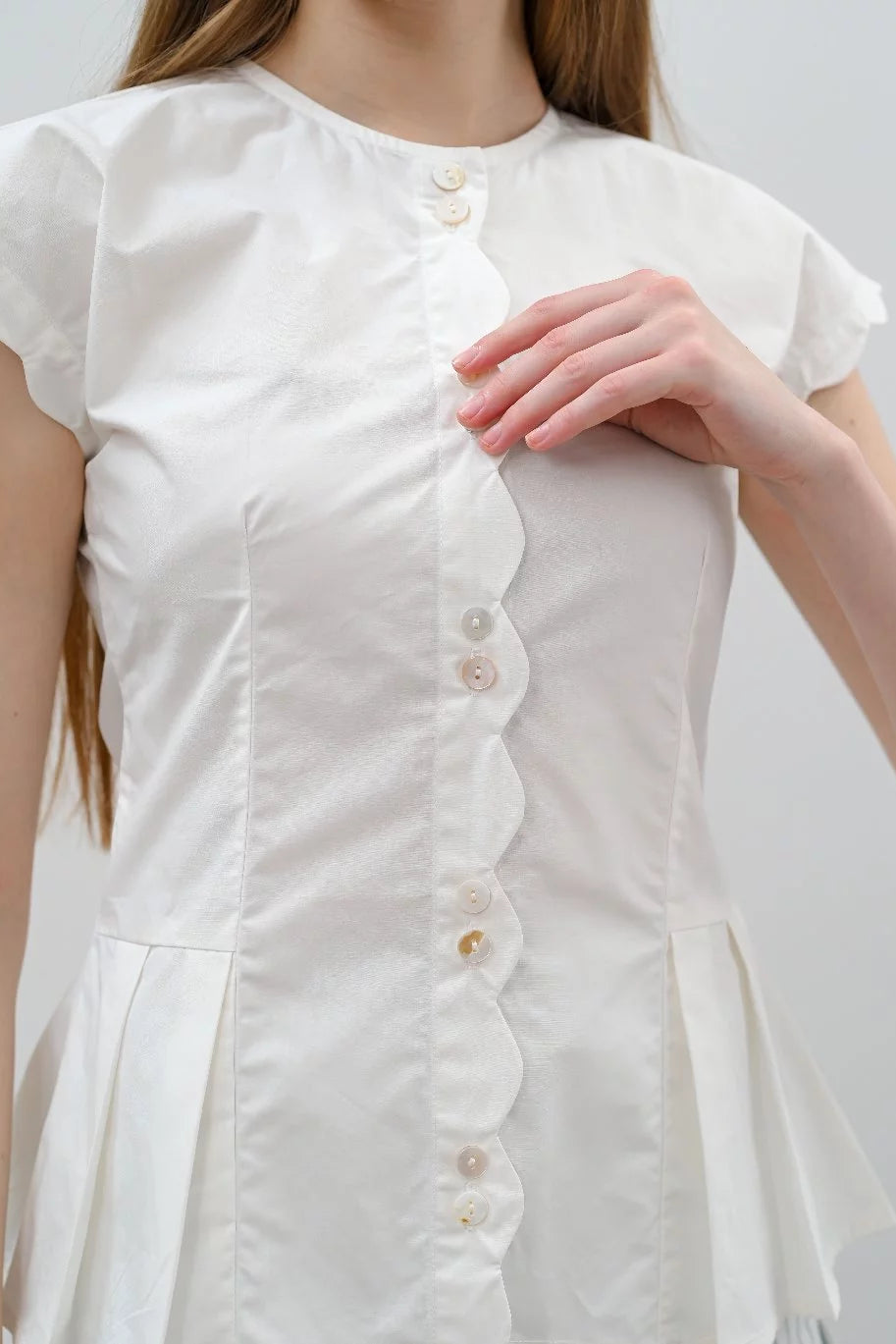Neri Top Broken White - Alexalexa