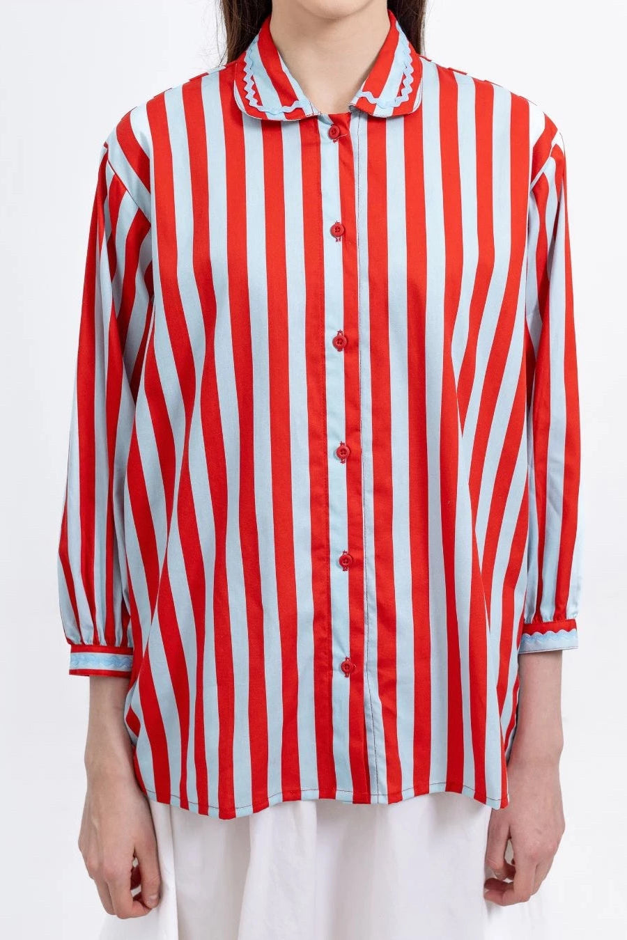Sunni Stripes Red - Tuff Puff