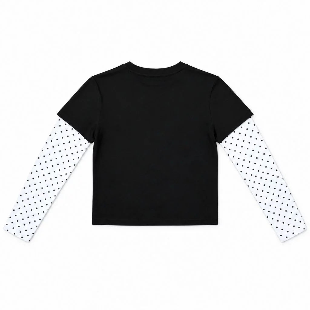 Ivy Double Layer Tee - Black - Prelude Choir