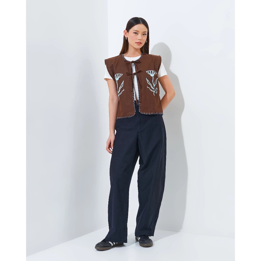 Bloomora Vest Brown - Eotes