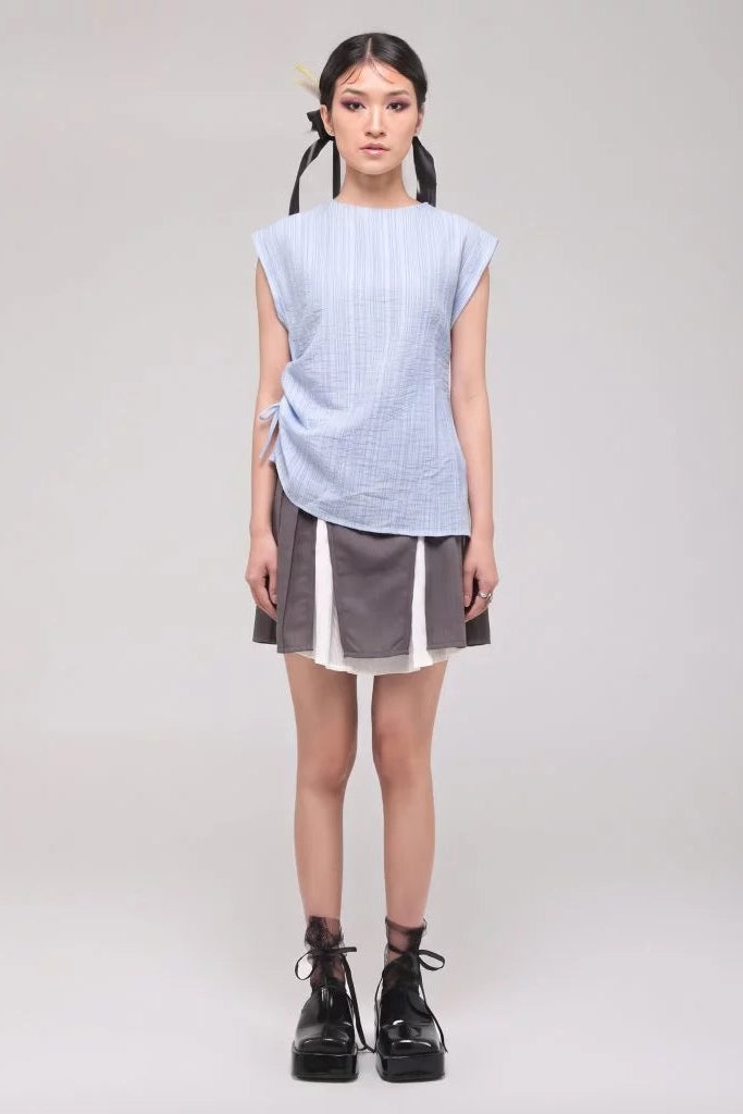 Raven Sleeveless Top Ice Blue - Isoos Studios