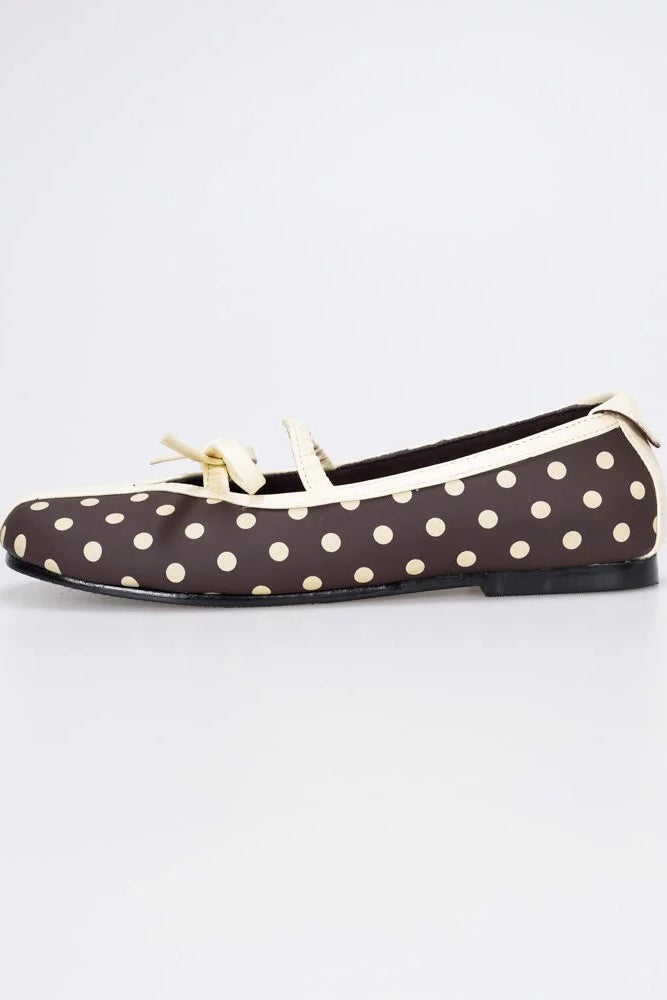 Ally Polkadot Brown Yellow - Mar & Ma