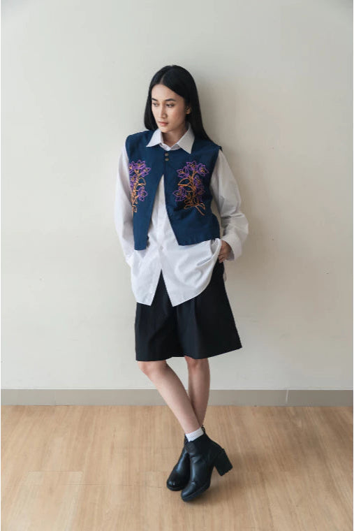 Ella Vest Navy - Eotes