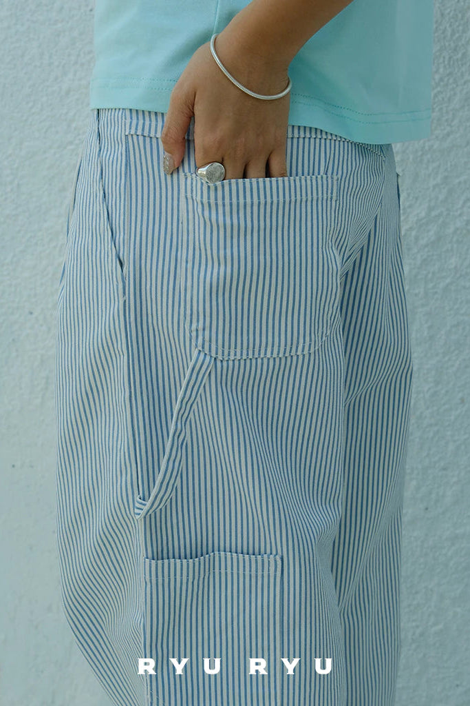 Teenage Carpenter Pants In White - Ryuryu