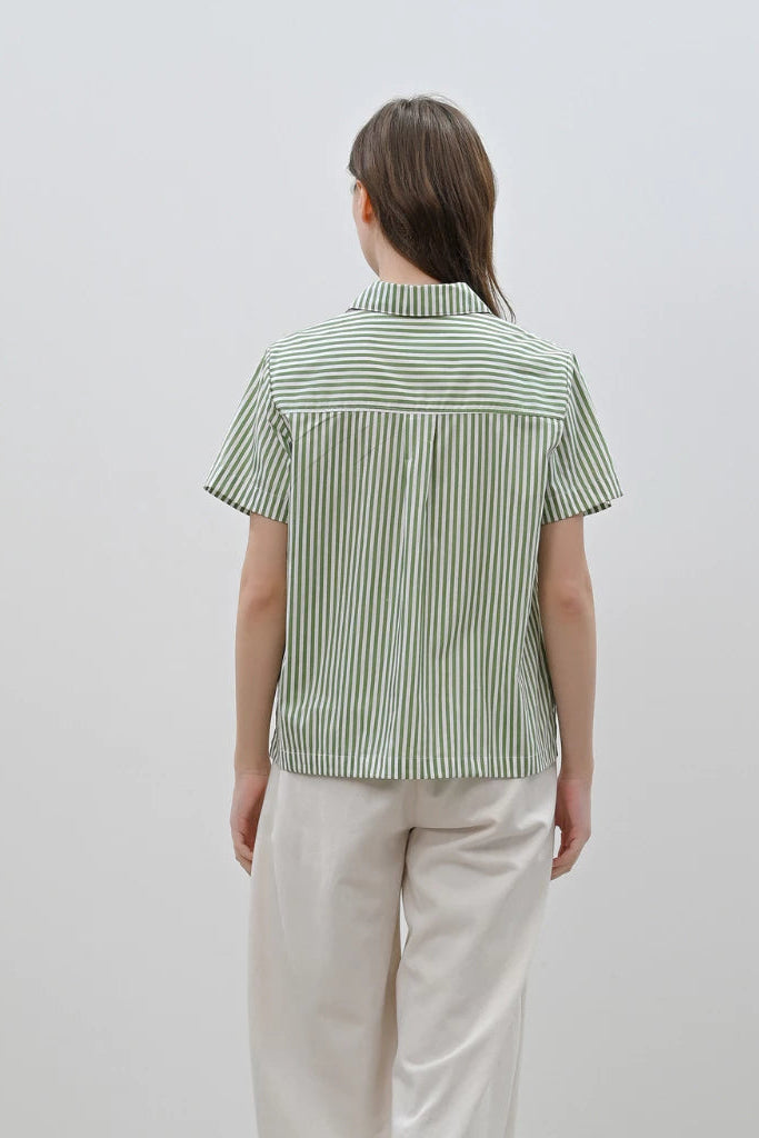 Flora Shirt Green - Alexalexa