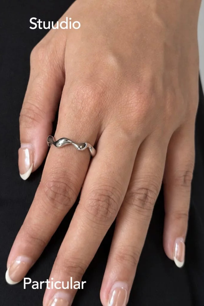 Swell Ring Silver - Stuudio Particular