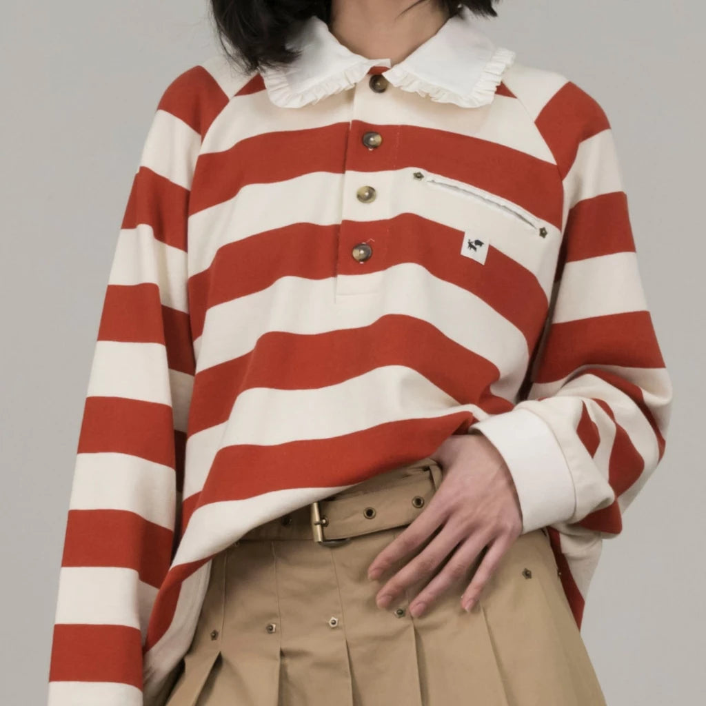 A&O Raglan Stripes Polo - Argyle & Oxford