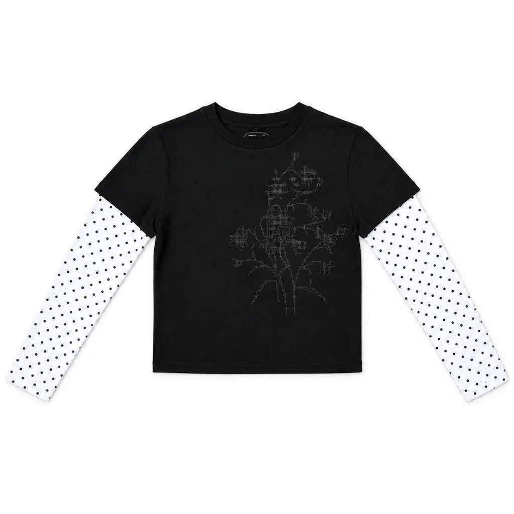 Ivy Double Layer Tee - Black - Prelude Choir