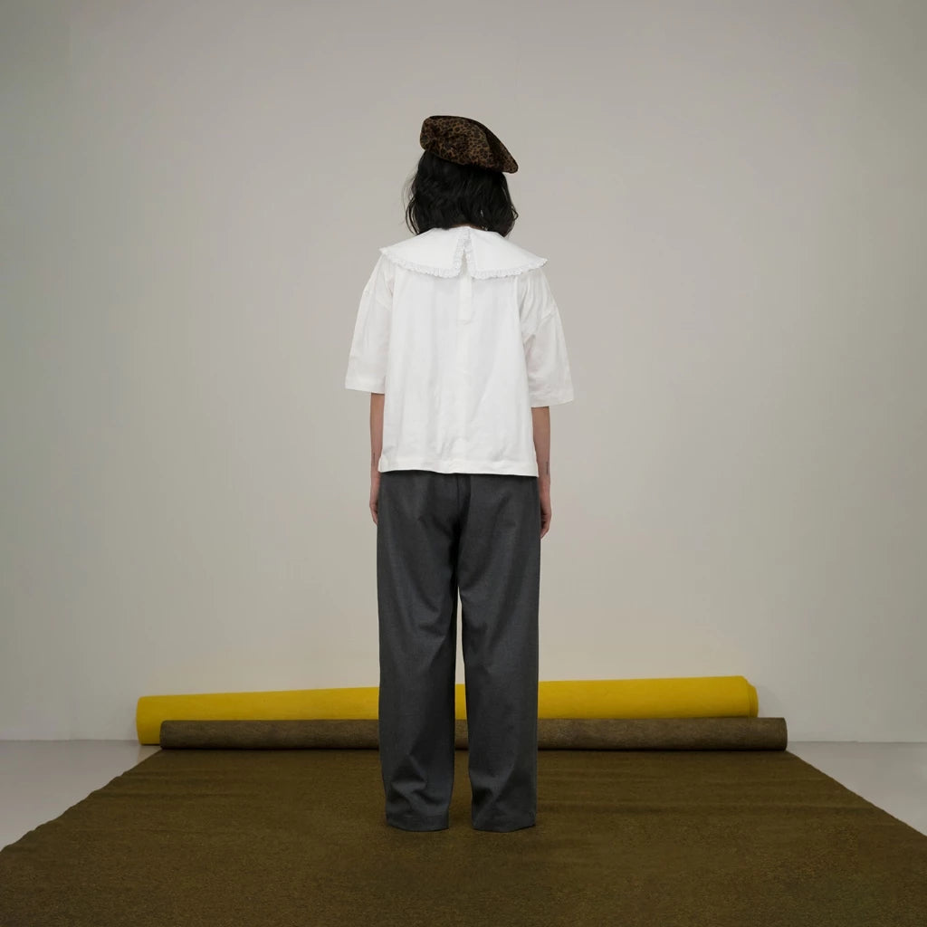 Peterpan Lace Collar Top - Argyle & Oxford