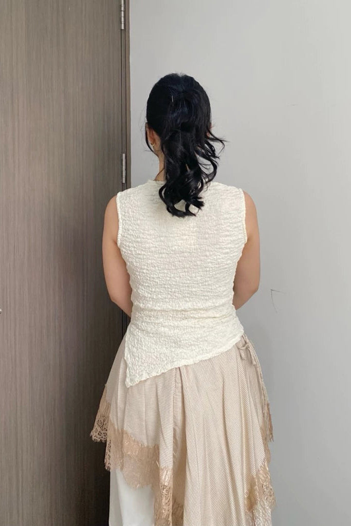 Liya Top Beige - Alexalexa