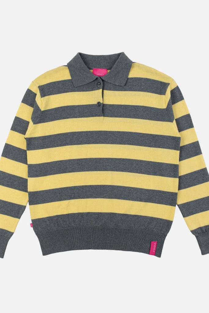 Gene Top Knit Yellow - Vidoj