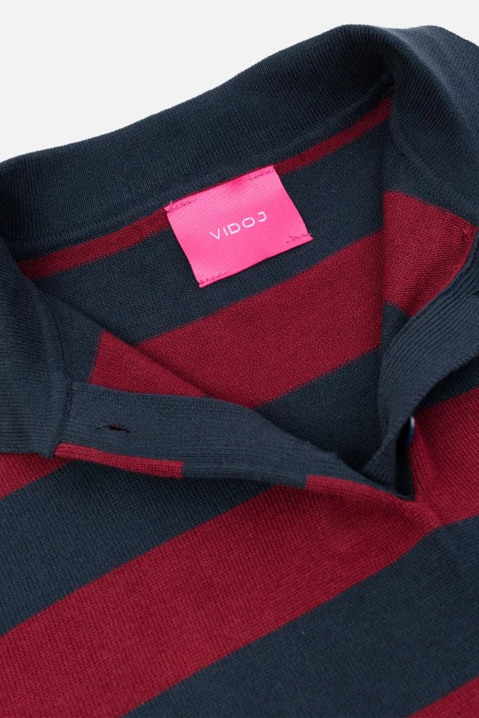 Gene Top Knit Red - Vidoj
