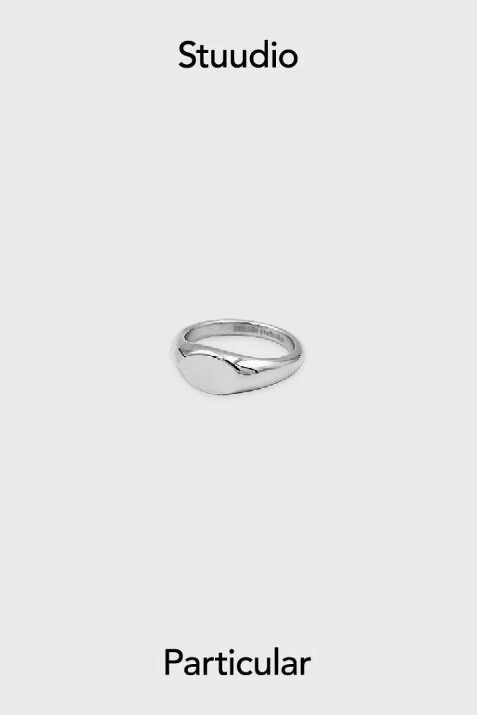 Core Oval Ring Silver - Stuudio Particular
