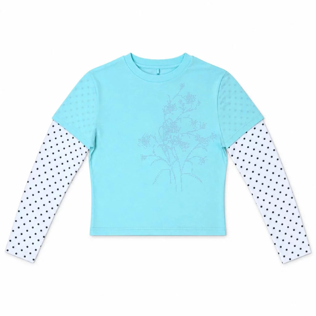 Ivy Double Layer Tee - Teal Blue - Prelude Choir