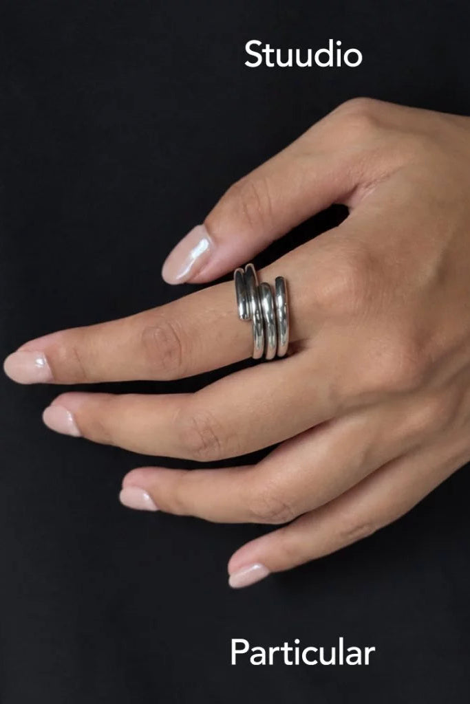Spiral Ring Silver - Stuudio Particular