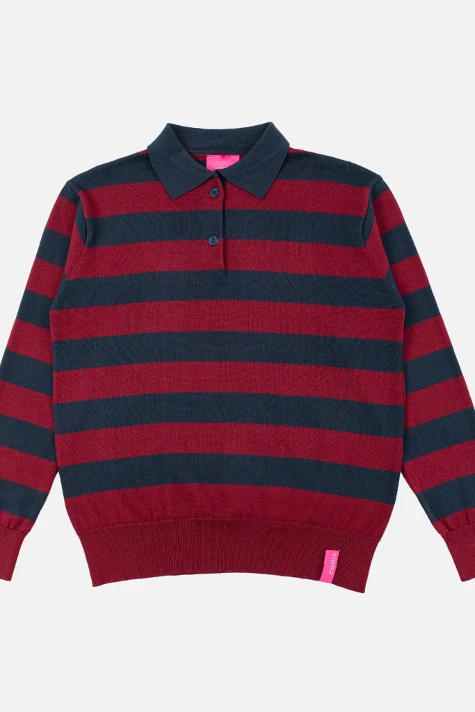 Gene Top Knit Red - Vidoj
