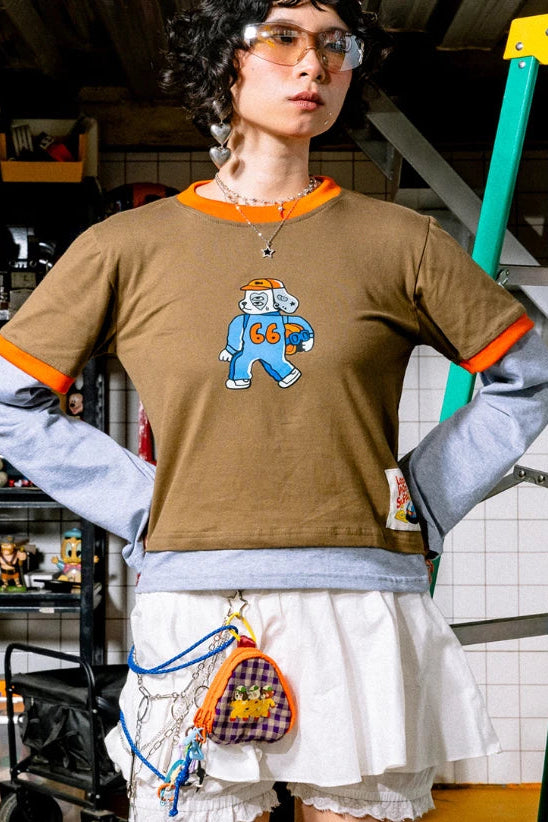 Pitstop Speedway Longsleeve T - Army - Oh.Irv