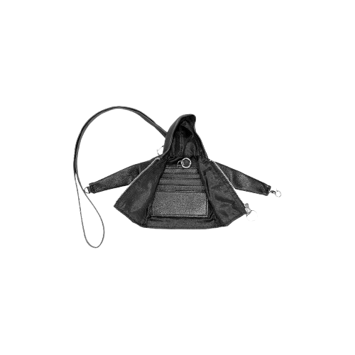 Mini Moto Lanyard Studs Black - Peau