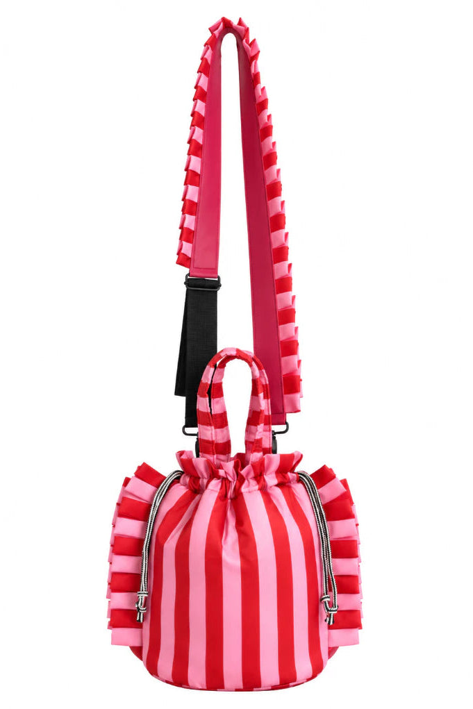 Cherry Swirl Candy Bag Stripes - Mannequin Plastic