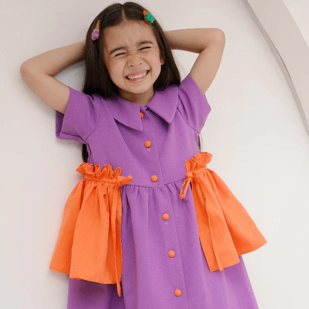 HGL Bambini - Katarina Dress Purple - Amber Kids