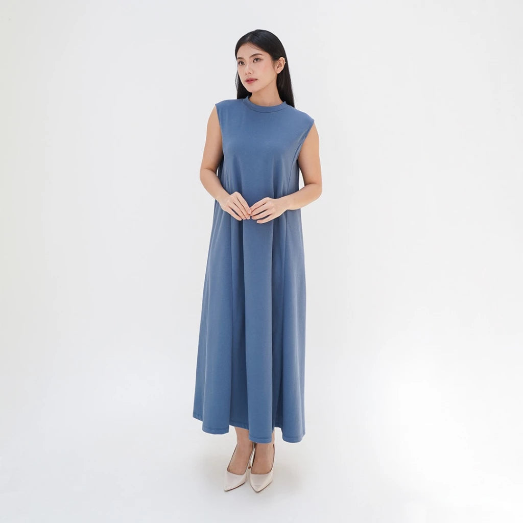 Valencia Maxi Dress With High Neck - Zi & Glo