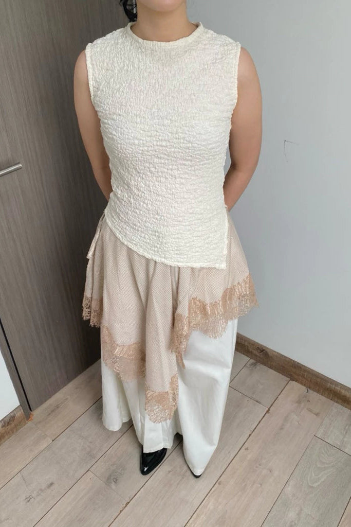 Liya Top Beige - Alexalexa