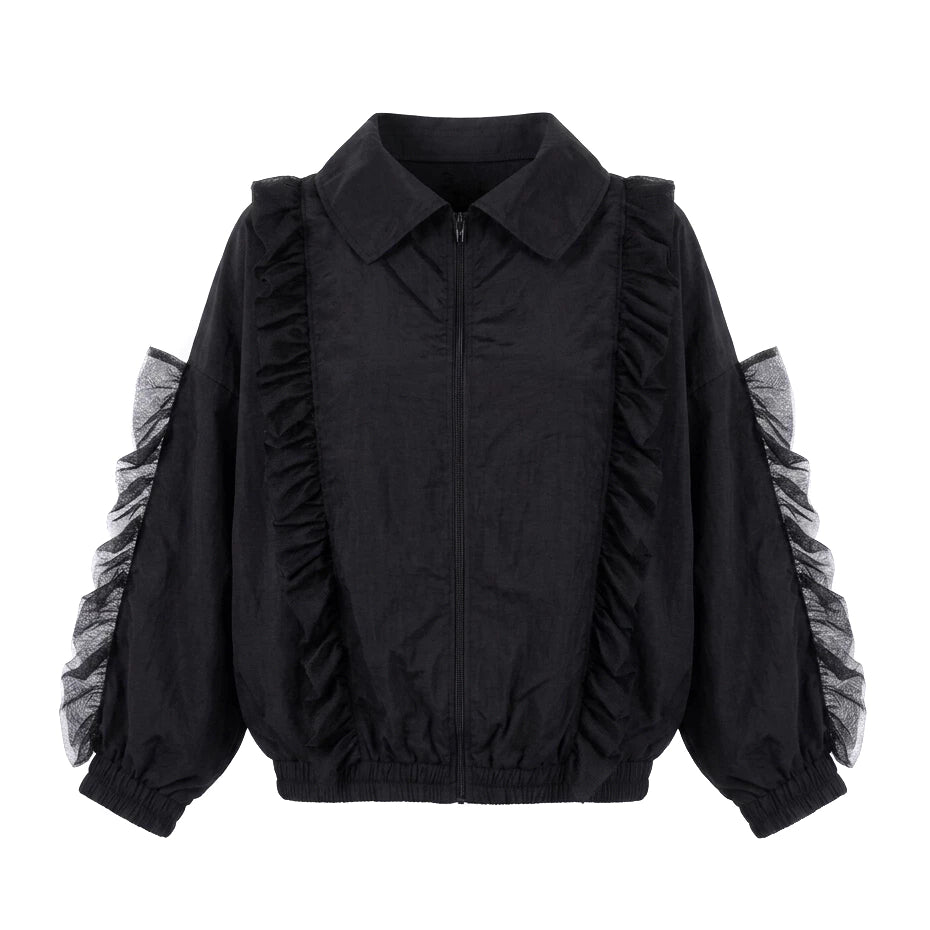 Frilly Iris Jacket Black - Mannequin Plastic