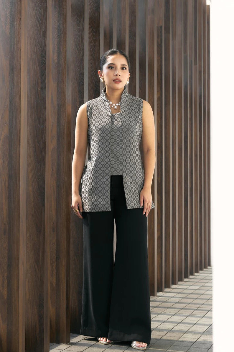Namira Doby Vest Grey - Mine