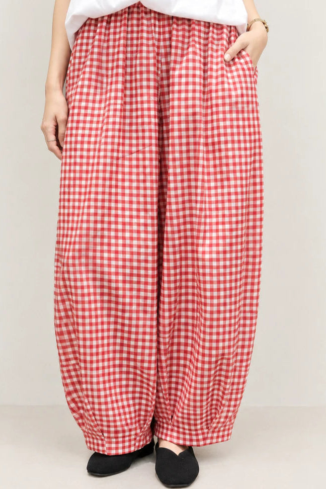 Barren Baloon Pants Square Red Adult - Krem