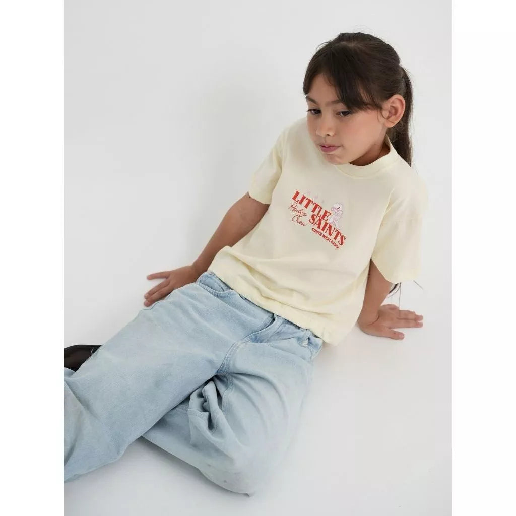 HGL Bambini - Yeehaw Rodeo Tee Butter - Little Saints